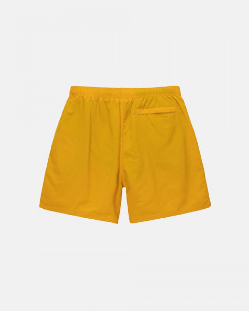 Stussy Big Basic Water Kort Zwemkleding Heren Geel Belgium | LFK-2987