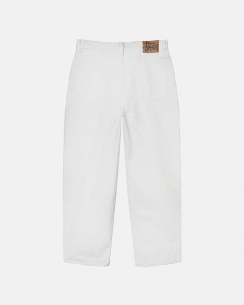 Stussy Big Ol' Jean Overdyed Denim Heren Beige Belgium | VEY-8910