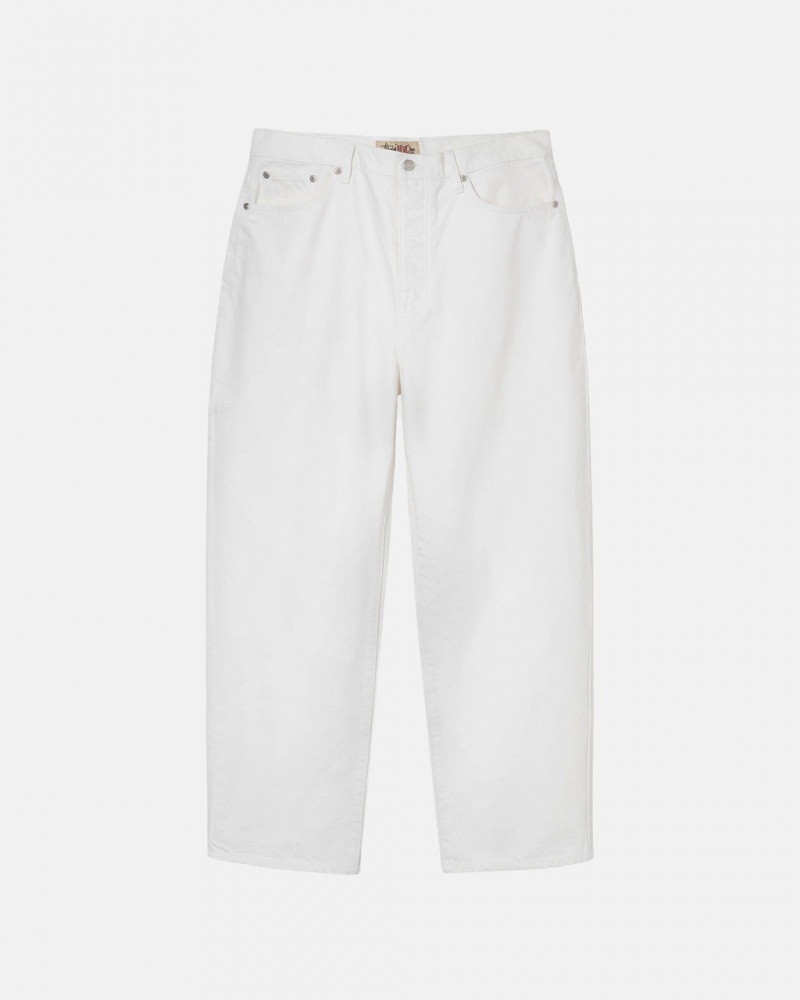 Stussy Big Ol' Jean Overdyed Denim Heren Beige Belgium | VEY-8910
