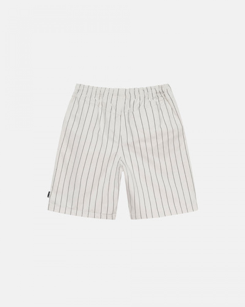 Stussy Brushed Beach Kort Korte Broek Heren Beige Belgium | IBA-8907
