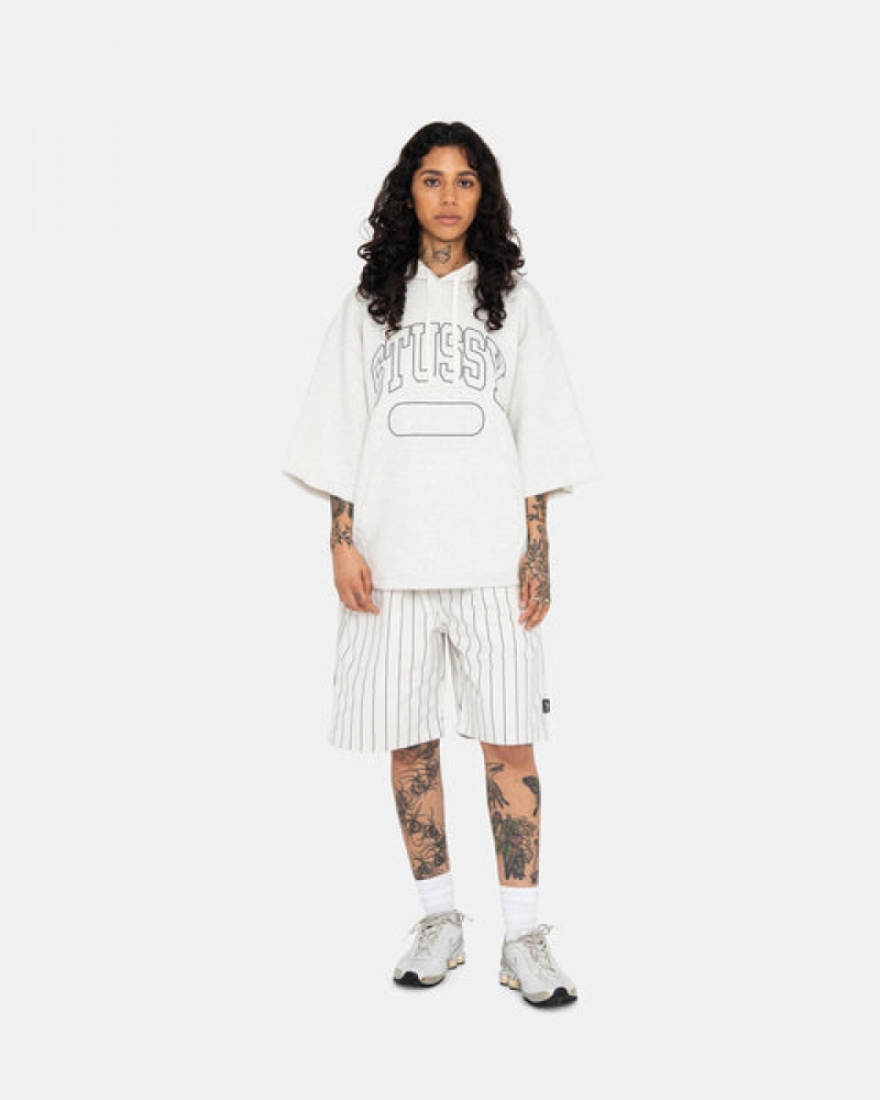 Stussy Brushed Beach Kort Korte Broek Heren Beige Belgium | IBA-8907