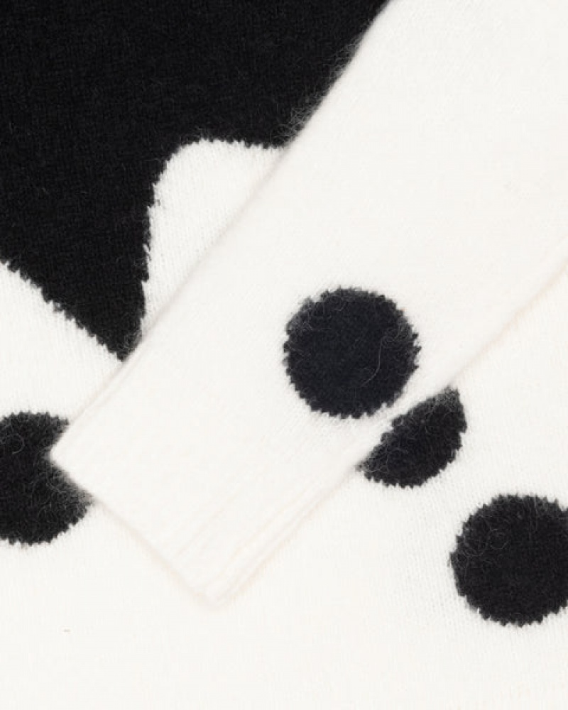 Stussy Dice Fuzzy Crew Trui Heren Zwart Belgium | DLX-8233