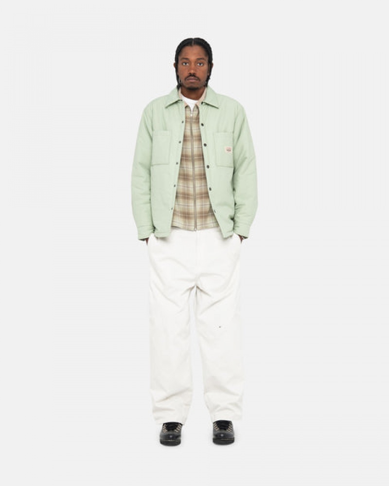 Stussy Gewatteerd Tech Over Shirt Overhemd Heren Groen Belgium | PES-8955