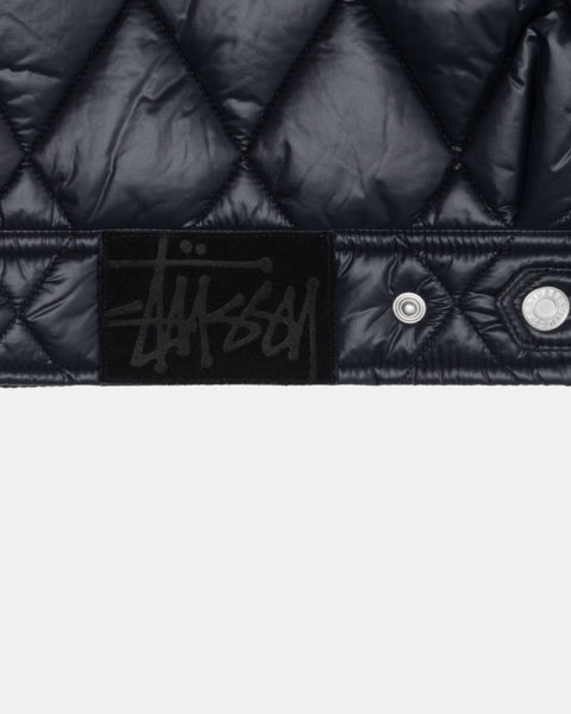 Stussy Ranch Jacket Gewatteerd Nylon Jassen Dames Zwart Belgium | MKM-1124