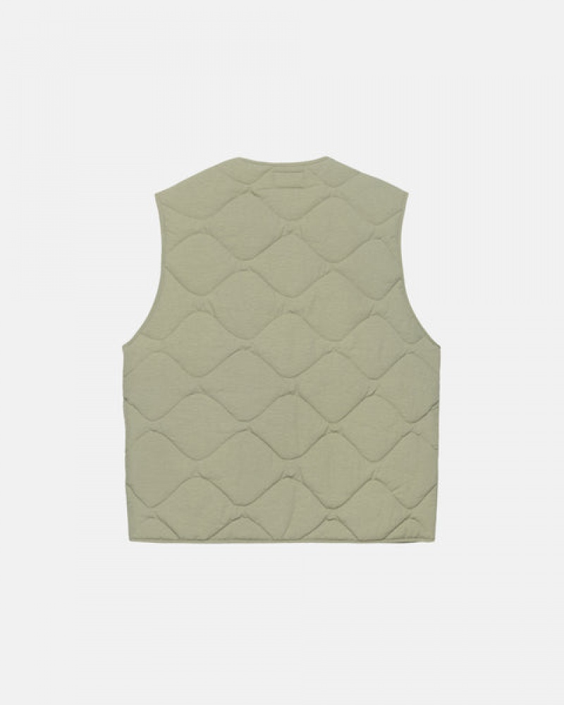 Stussy Recycled Nylon Liner Vest Vest Dames Bruin Belgium | PJC-5804