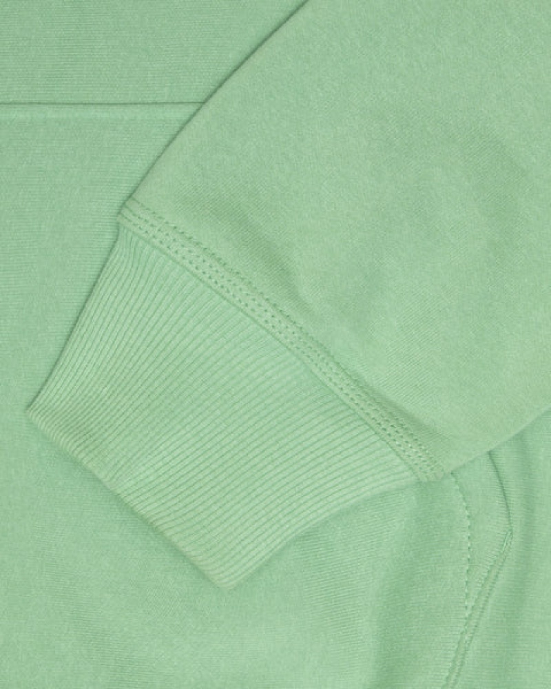 Stussy Stock Logo Hood Sweatshirts Heren Groen Belgium | DCI-5023