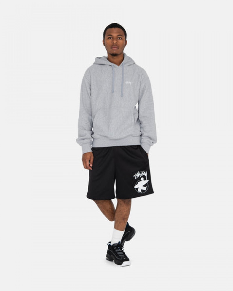 Stussy Stock Logo Hoodie Hoodie Heren Grijs Belgium | JJZ-2667