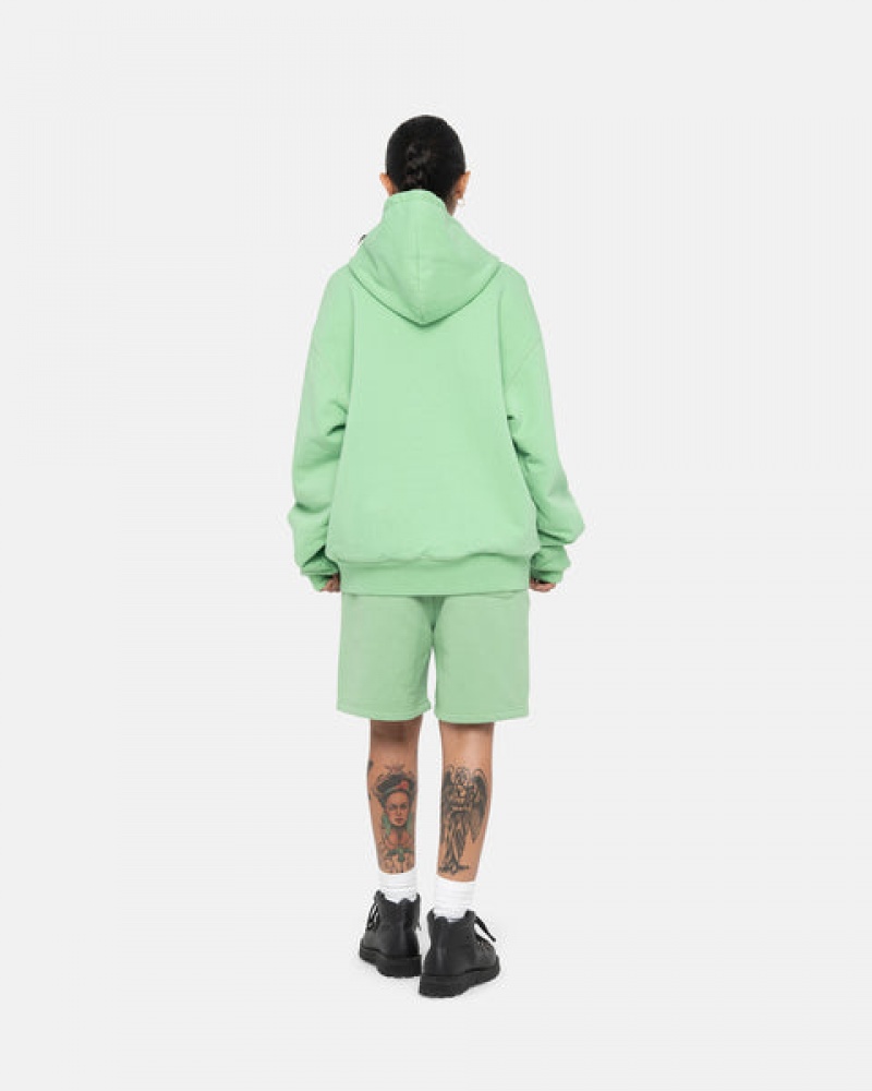Stussy Stock Logo Sweatshort Sweatshort Heren Groen Belgium | DHN-3232