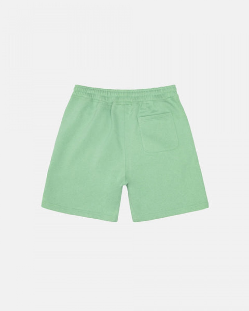 Stussy Stock Logo Sweatshort Sweatshort Heren Groen Belgium | DHN-3232