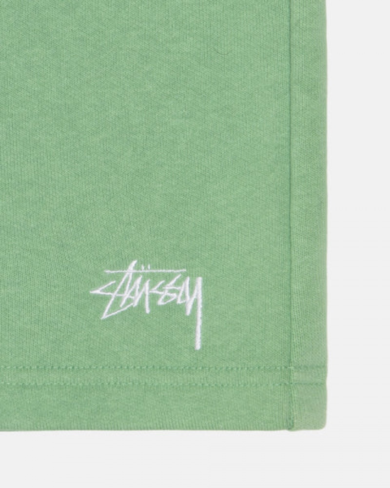 Stussy Stock Logo Sweatshort Sweatshort Heren Groen Belgium | DHN-3232