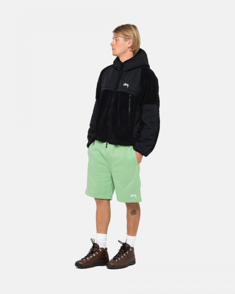 Stussy Stock Logo Sweatshort Sweatshort Heren Groen Belgium | DHN-3232