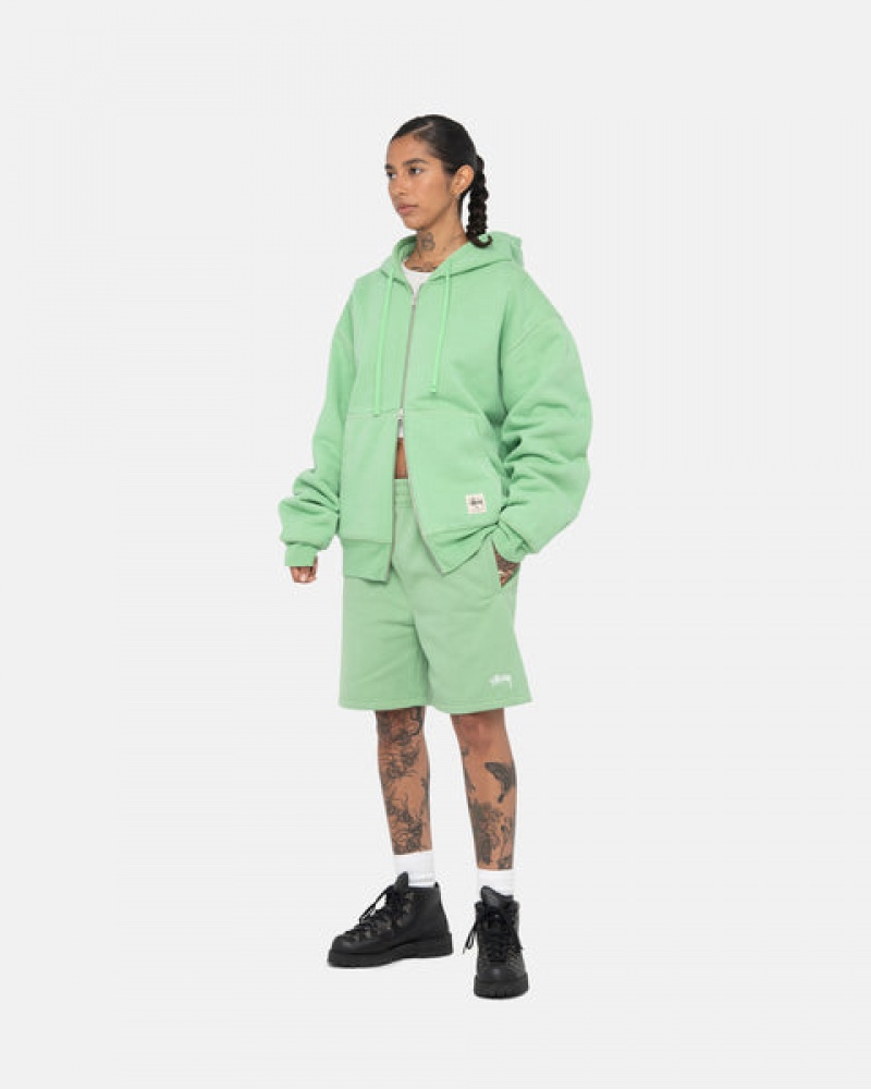 Stussy Stock Logo Sweatshort Sweatshort Dames Groen Belgium | WFP-2016