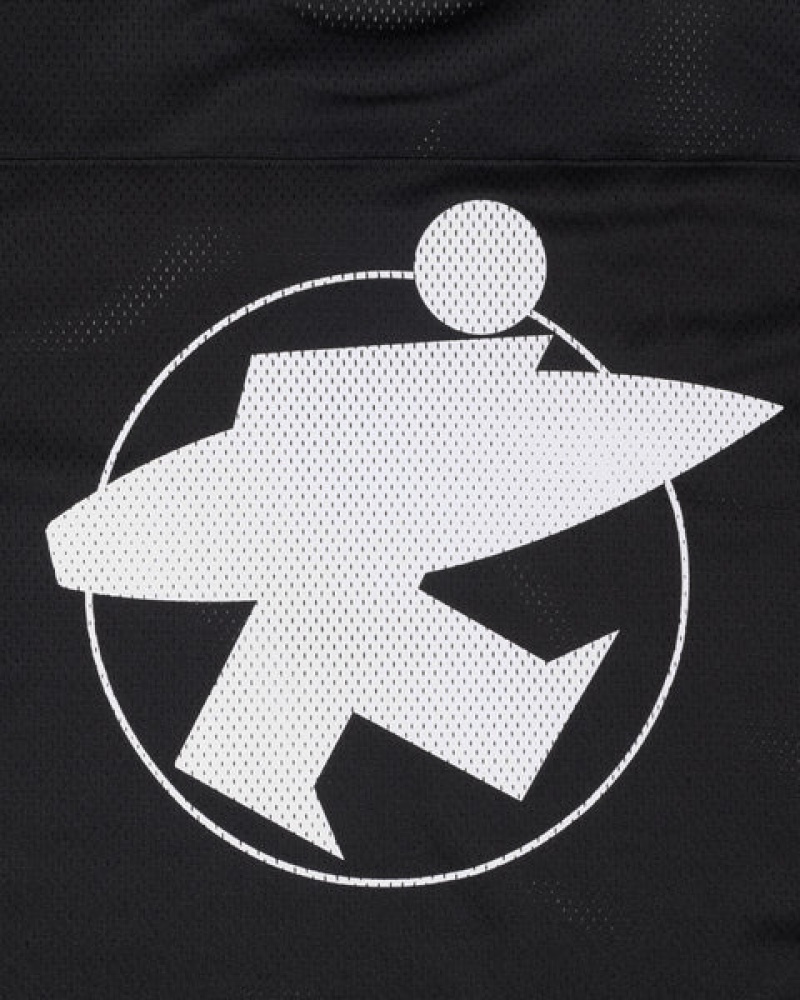 Stussy Surfman Mesh Football Jersey Topjes Dames Zwart Belgium | RYM-1729