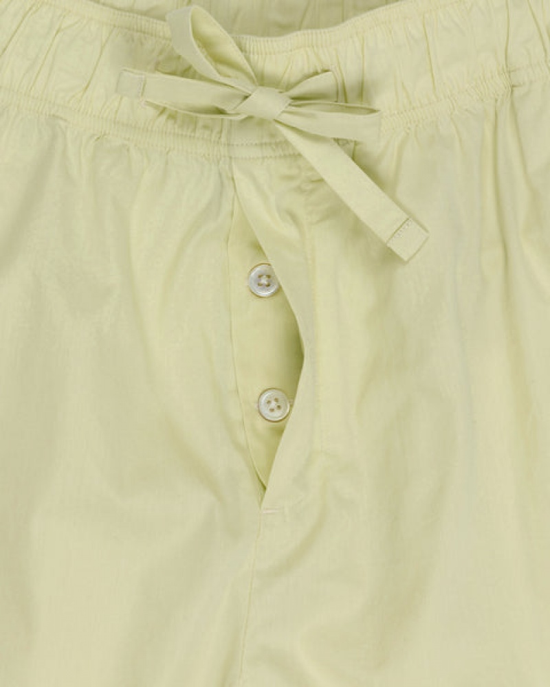 Stussy Tekla Poplin Pyjama Shorts Korte Broek Dames Lichtgroen Belgium | RWT-3018